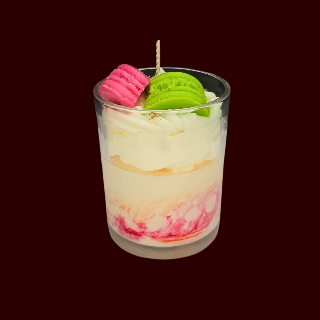 🍦SWEET VANILLA🍡 Lumânare parfumată decorativă, ceară naturală handmade