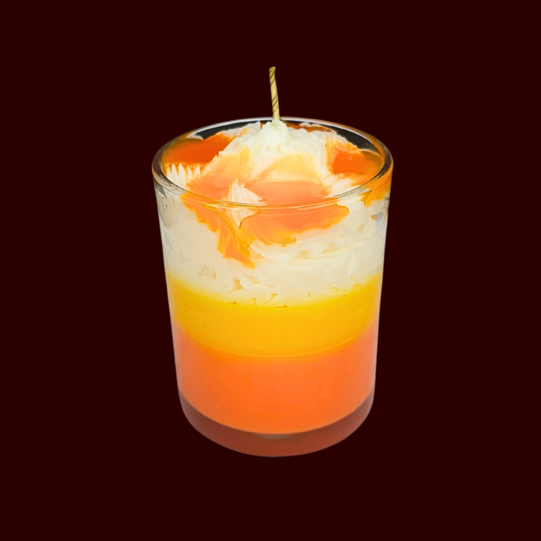 🥭SWEET MANGO💛 Lumânare parfumată decorativă, ceară naturală handmade