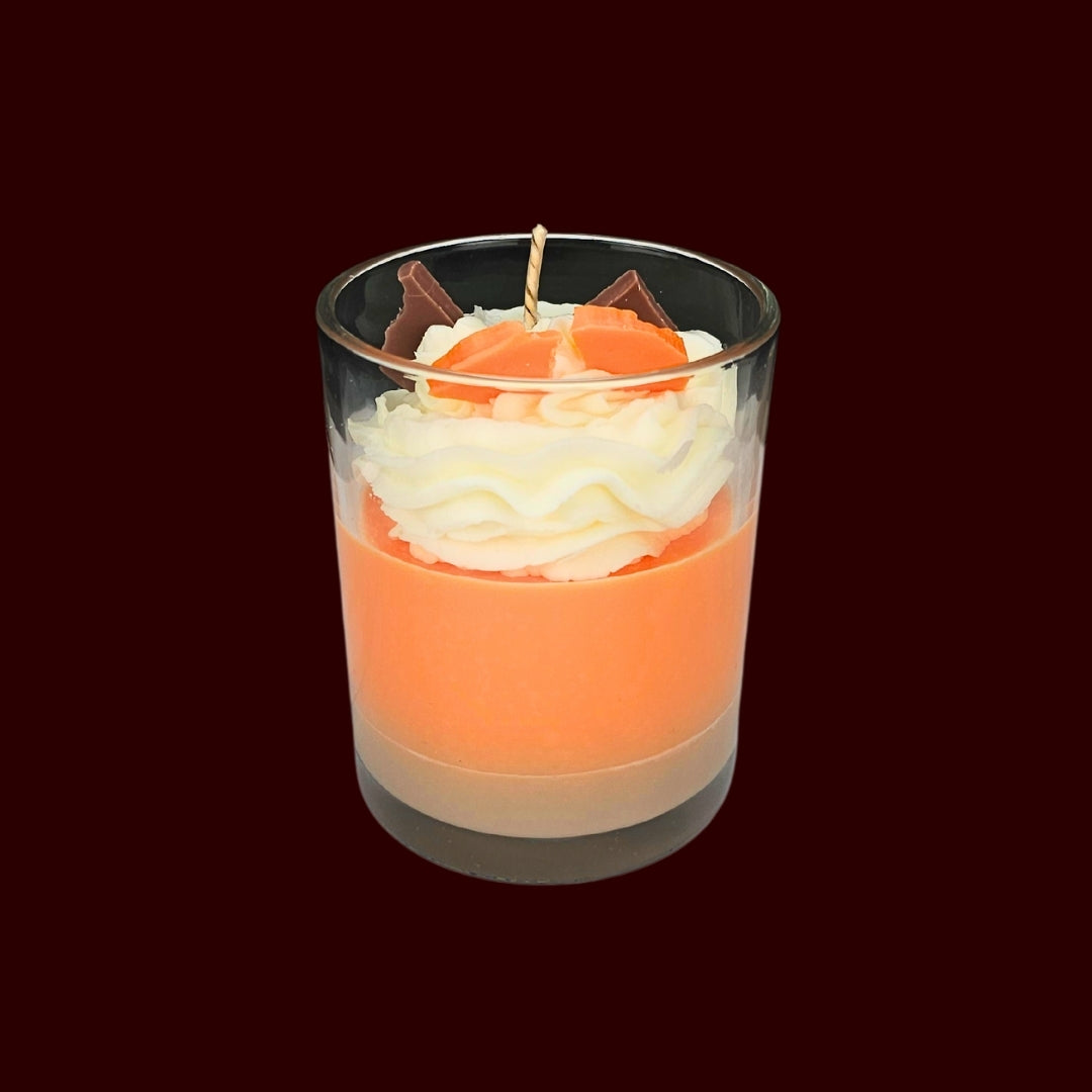 🍊SWEET ORANGE🍰 Lumânare parfumată decorativă, ceară naturală handmade