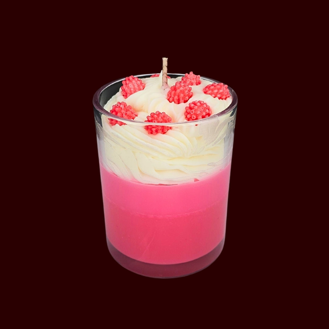 🍓SWEET BERRY❤️ Lumânare parfumată decorativă, ceară naturală handmade