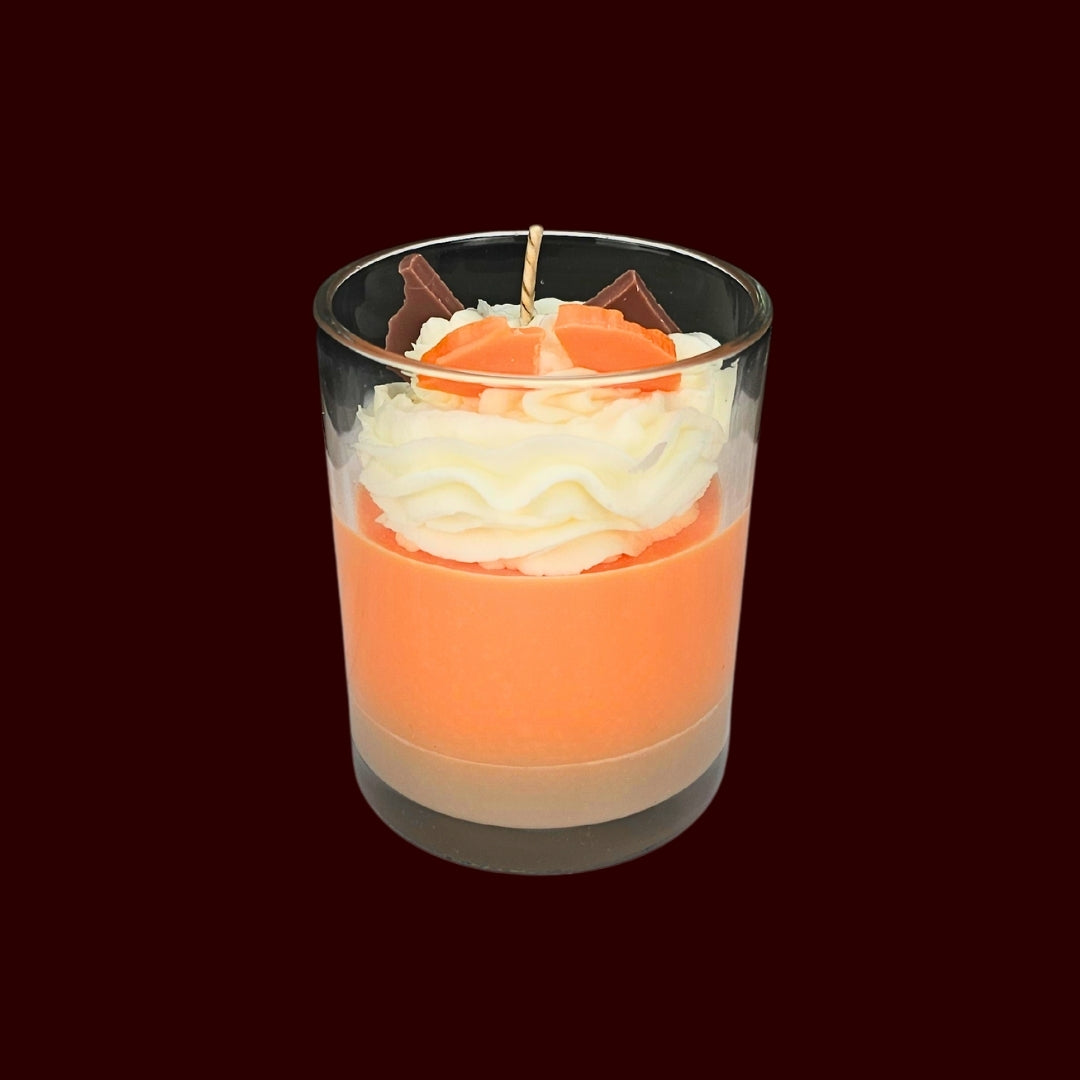 🍊SWEET ORANGE🍰 Lumânare parfumată decorativă, ceară naturală handmade