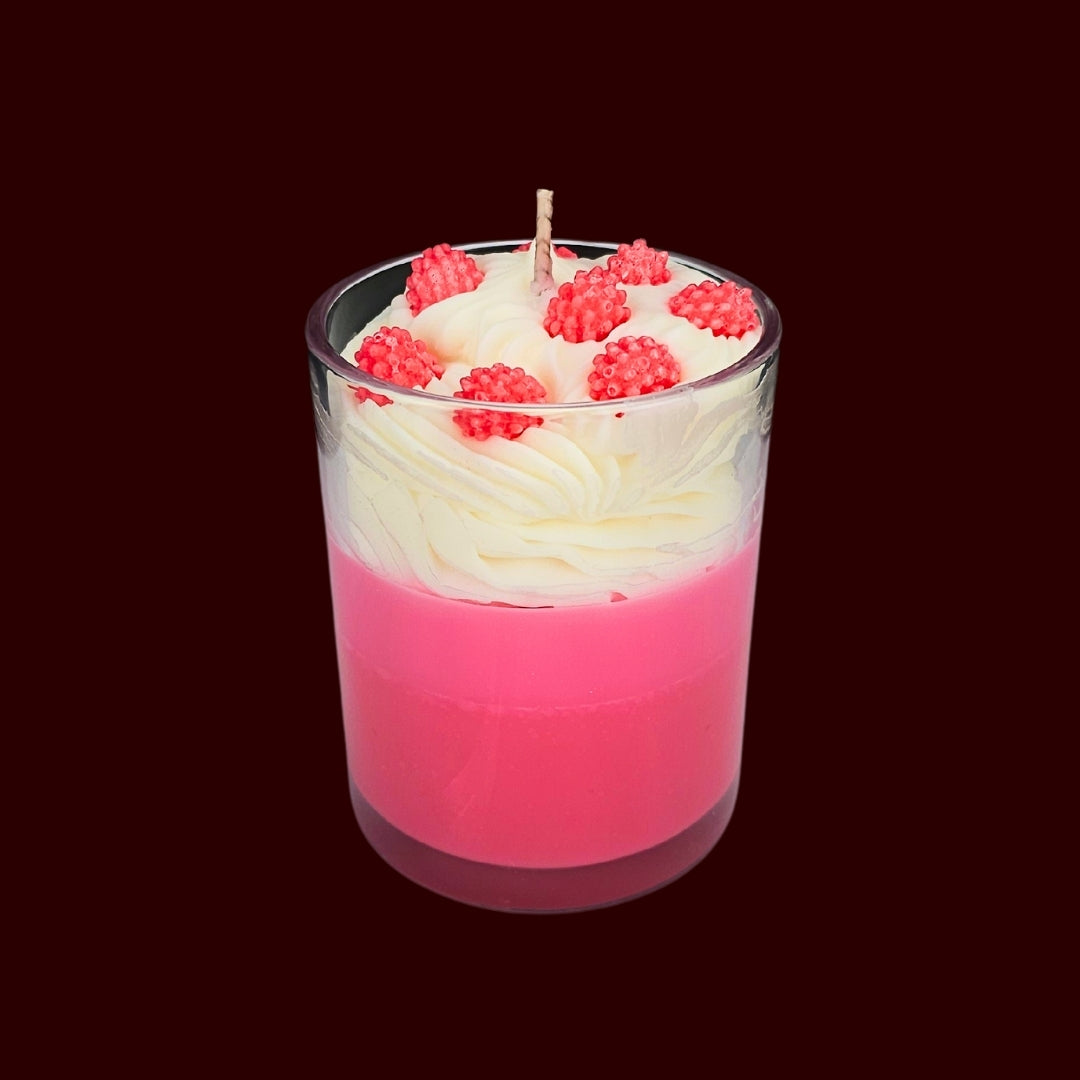 🍓SWEET BERRY❤️ Lumânare parfumată decorativă, ceară naturală handmade