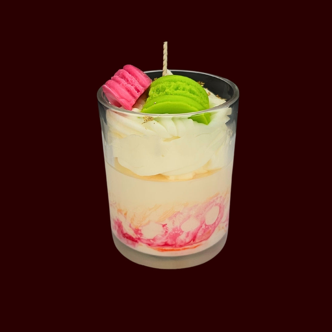 🍦SWEET VANILLA🍡 Lumânare parfumată decorativă, ceară naturală handmade