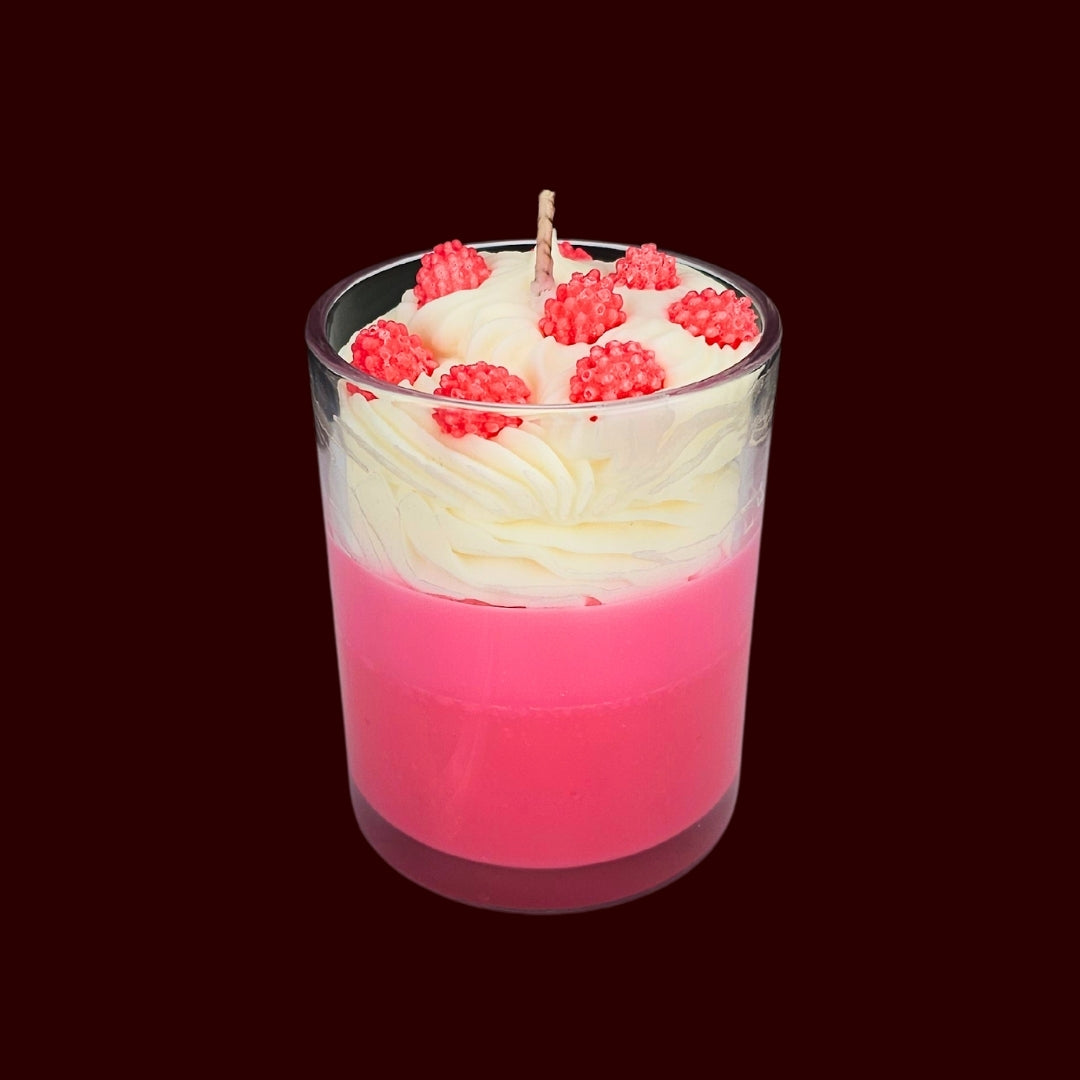 🍓SWEET BERRY❤️ Lumânare parfumată decorativă, ceară naturală handmade