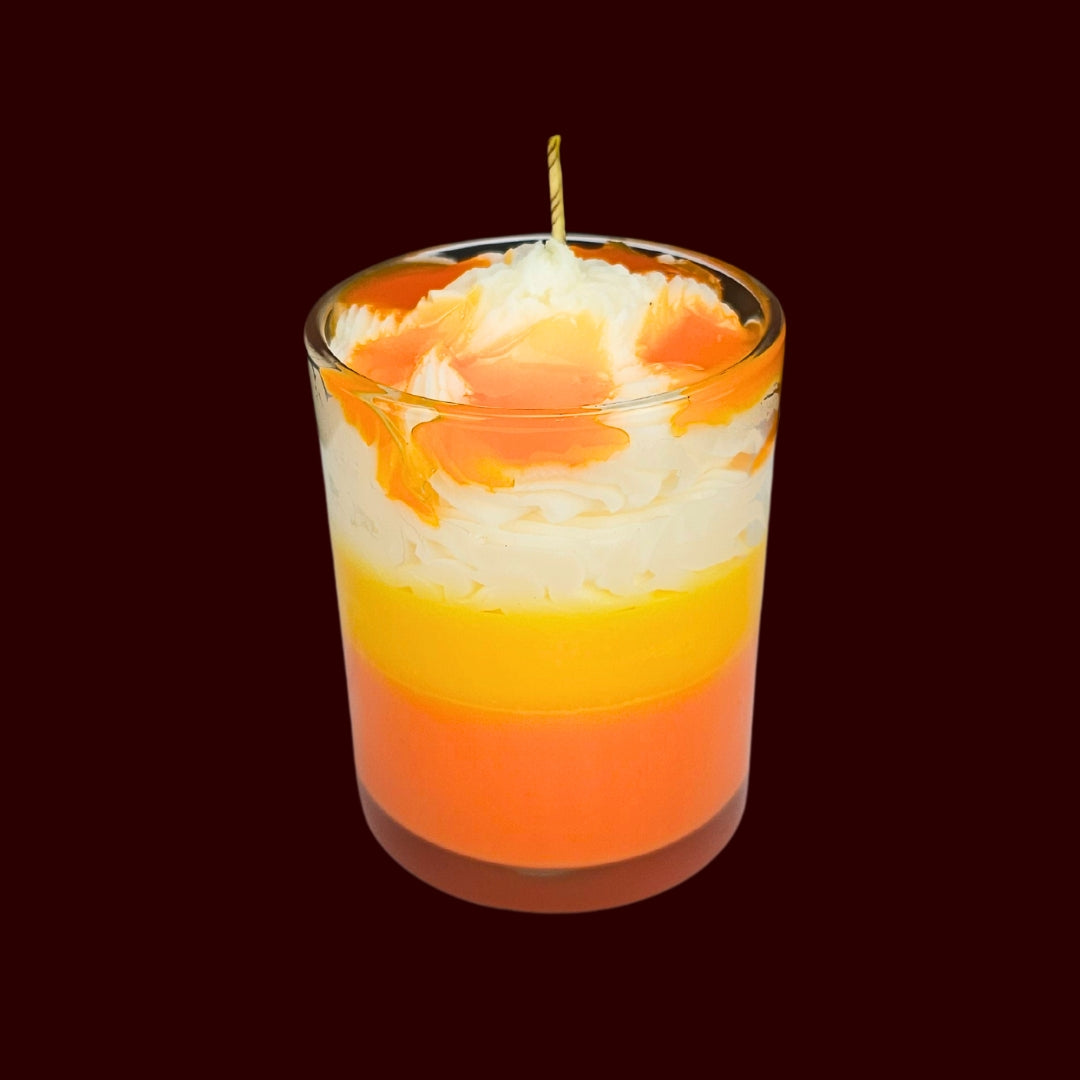 🥭SWEET MANGO💛 Lumânare parfumată decorativă, ceară naturală handmade