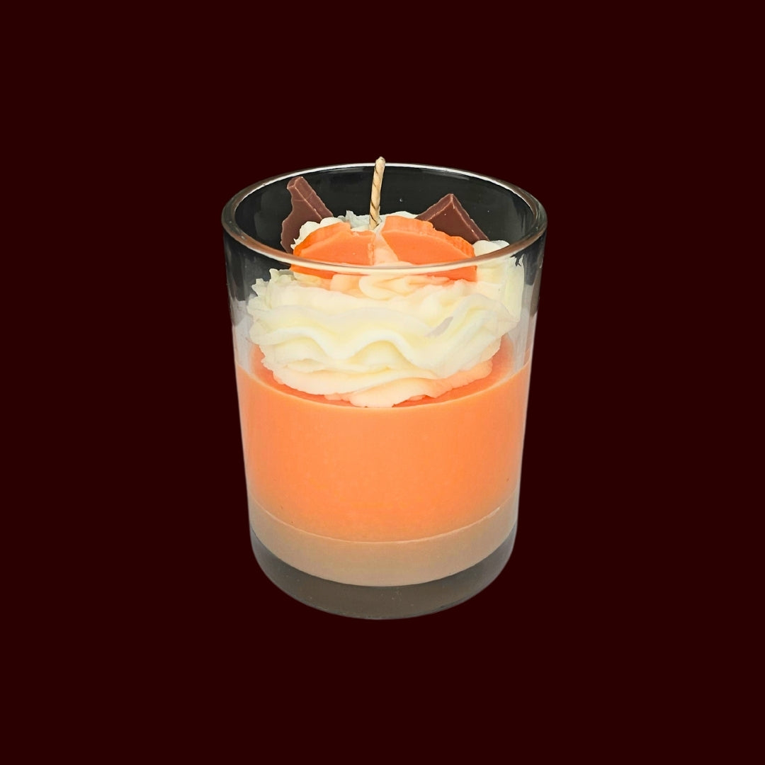 🍊SWEET ORANGE🍰 Lumânare parfumată decorativă, ceară naturală handmade