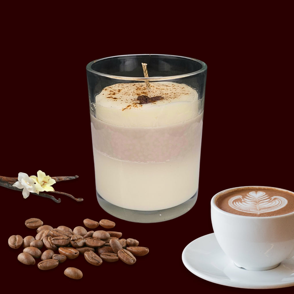 ☕COFFEE MOCHA🍪 Lumânare parfumată decorativă, ceară naturală handmade