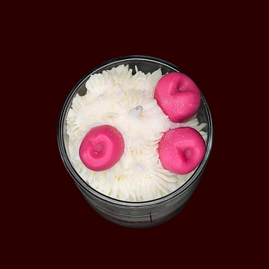 🍒BLACK CHERRY❤️ Lumânare parfumată decorativă, ceară naturală handmade