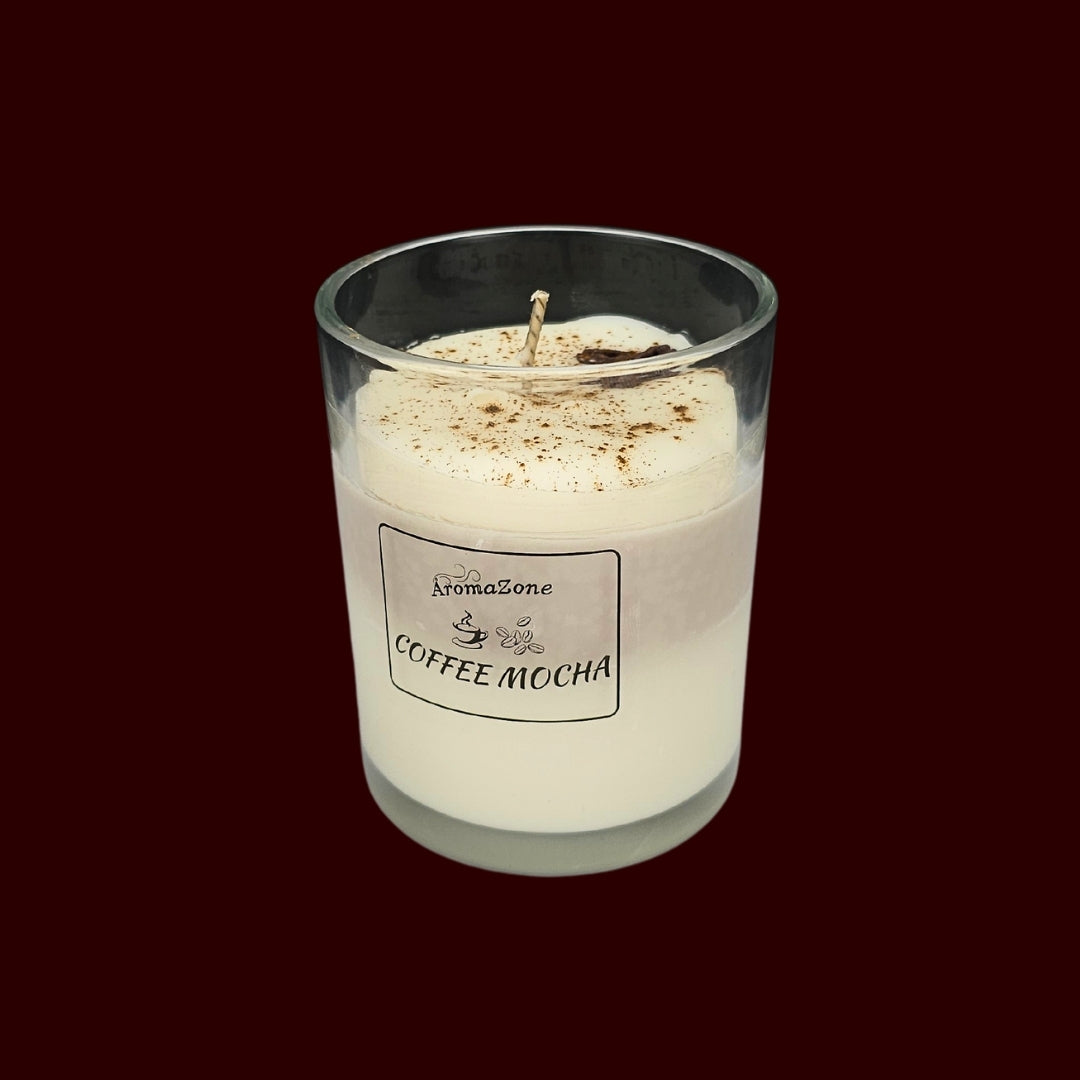 ☕COFFEE MOCHA🍪 Lumânare parfumată decorativă, ceară naturală handmade