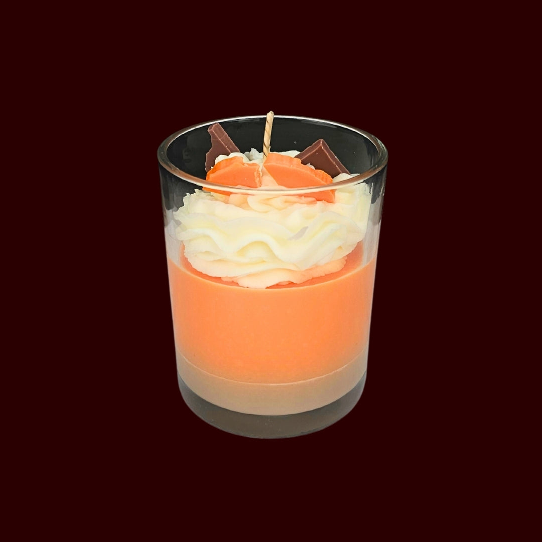 🍊SWEET ORANGE🍰 Lumânare parfumată decorativă, ceară naturală handmade