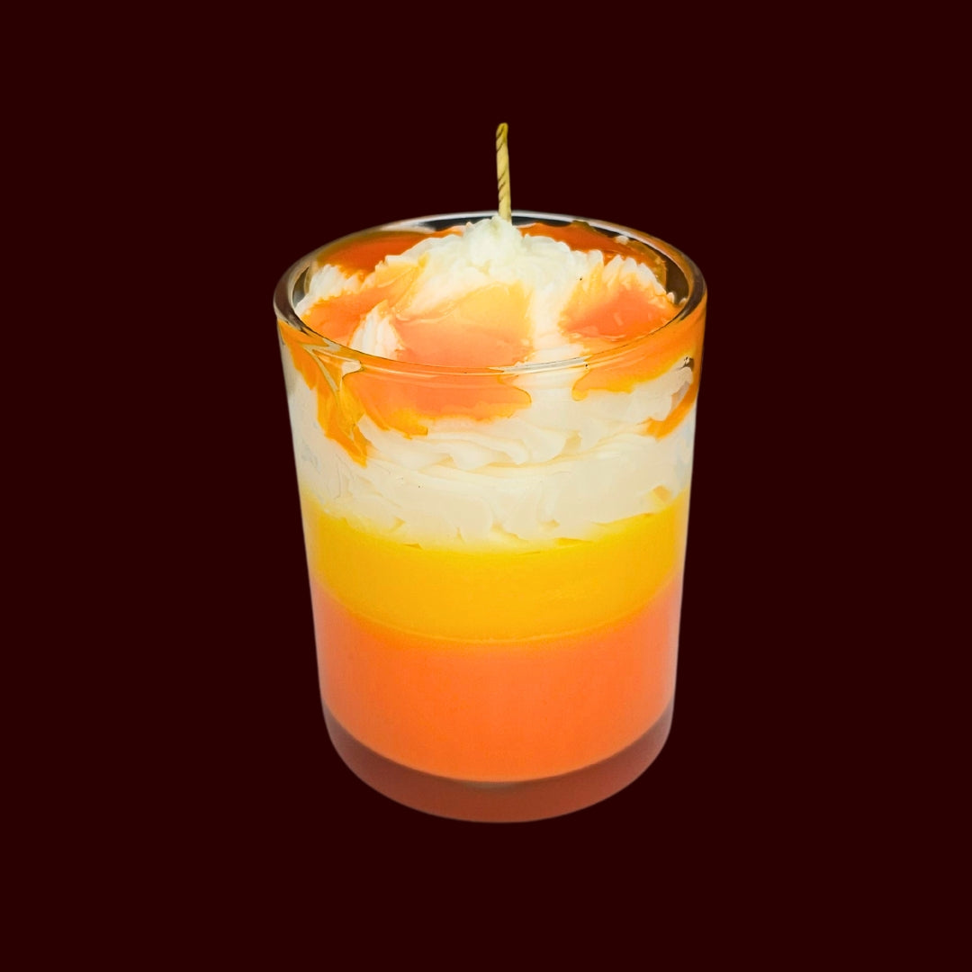 🥭SWEET MANGO💛 Lumânare parfumată decorativă, ceară naturală handmade