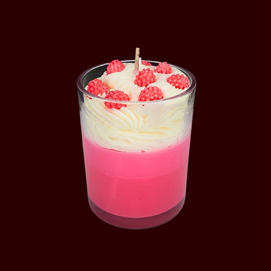 🍓SWEET BERRY❤️ Lumânare parfumată decorativă, ceară naturală handmade