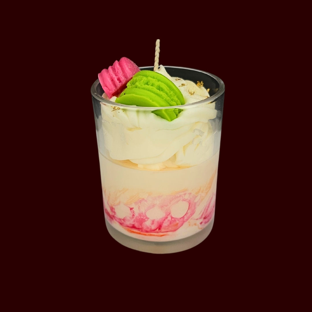 🍦SWEET VANILLA🍡 Lumânare parfumată decorativă, ceară naturală handmade