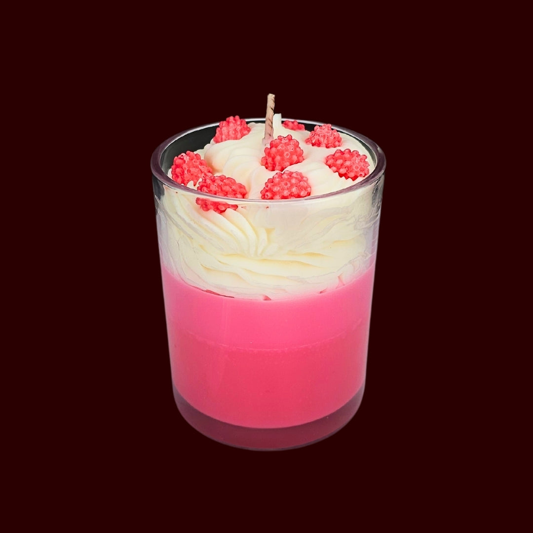 🍓SWEET BERRY❤️ Lumânare parfumată decorativă, ceară naturală handmade