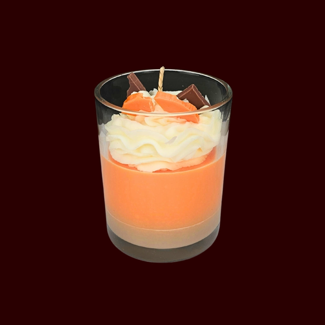 🍊SWEET ORANGE🍰 Lumânare parfumată decorativă, ceară naturală handmade