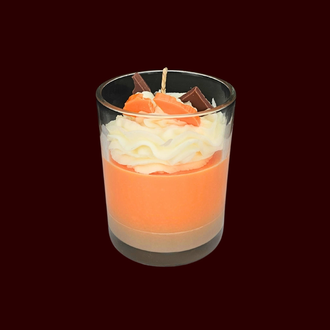 🍊SWEET ORANGE🍰 Lumânare parfumată decorativă, ceară naturală handmade