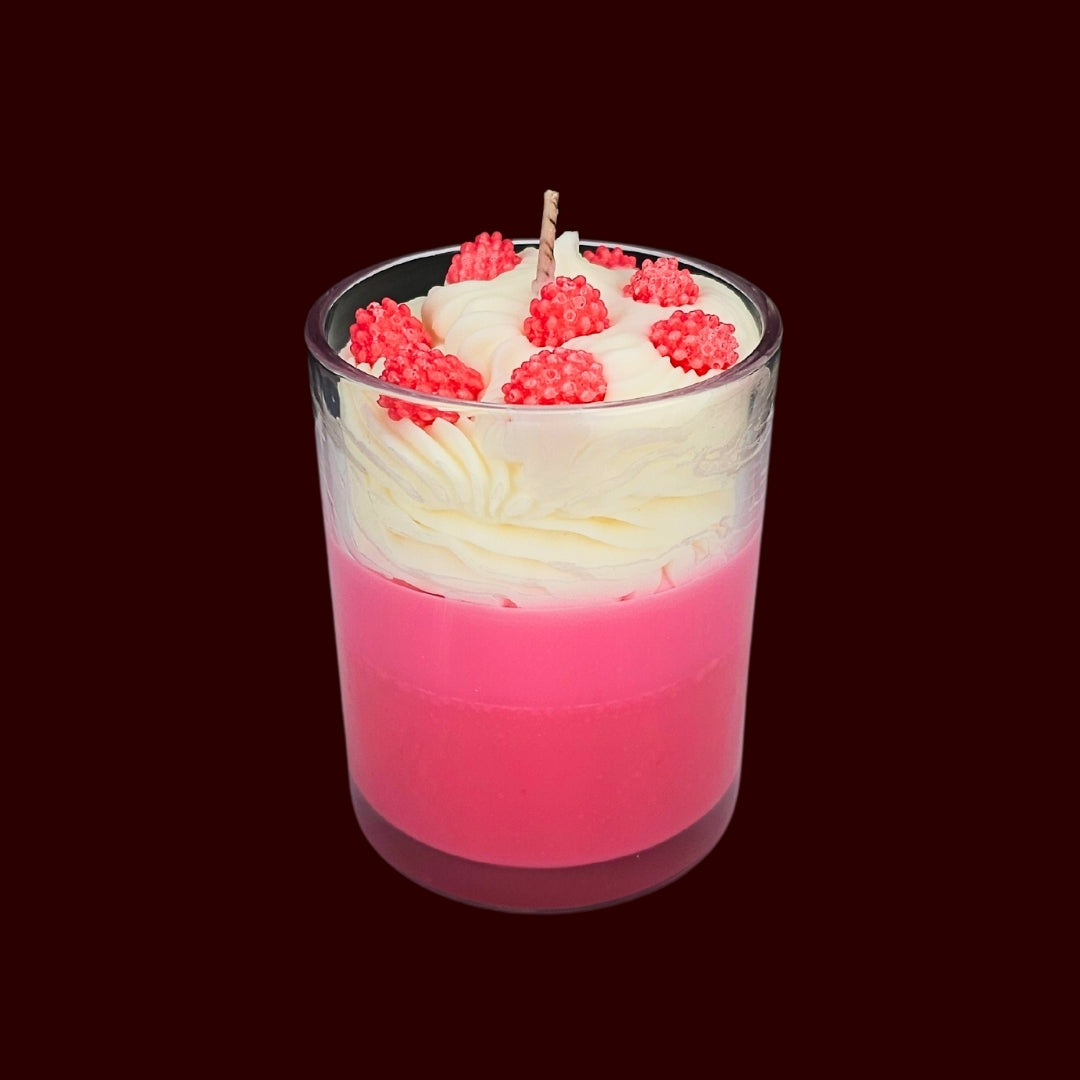 🍓SWEET BERRY❤️ Lumânare parfumată decorativă, ceară naturală handmade