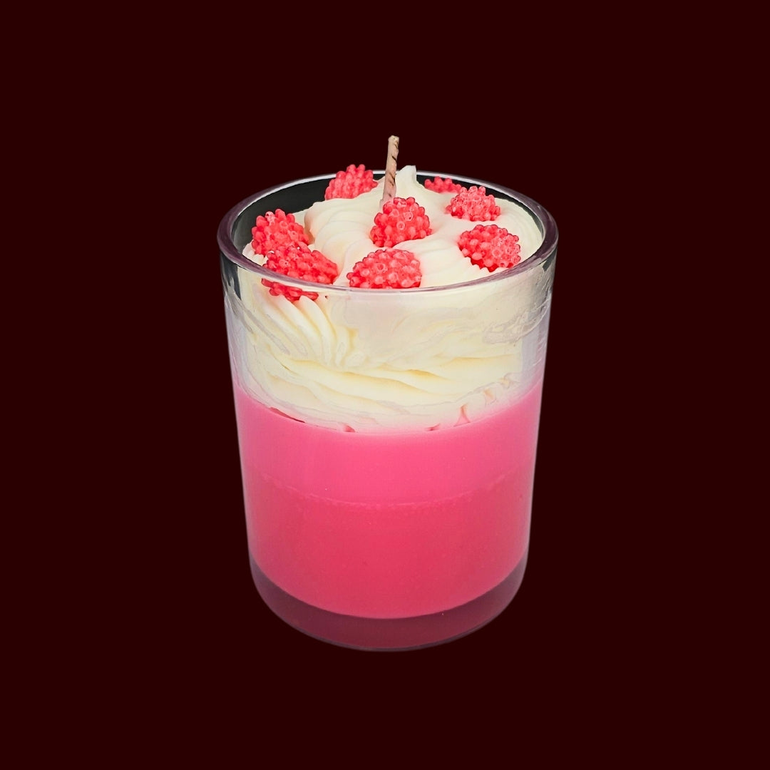 🍓SWEET BERRY❤️ Lumânare parfumată decorativă, ceară naturală handmade