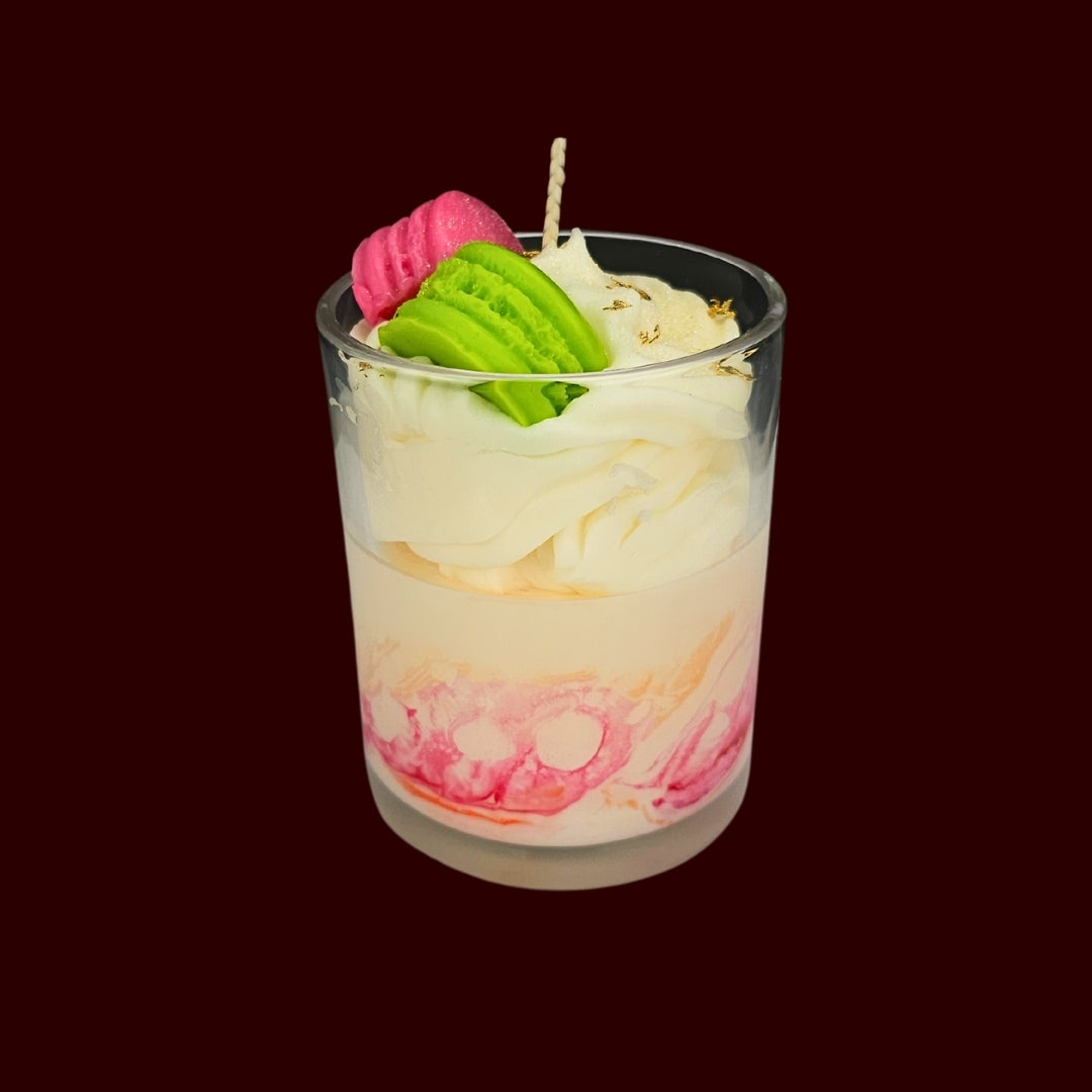 🍦SWEET VANILLA🍡 Lumânare parfumată decorativă, ceară naturală handmade