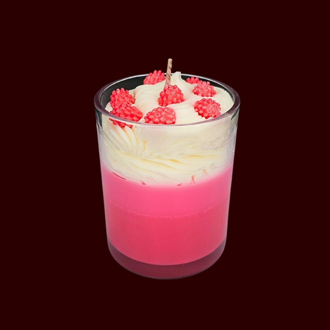 🍓SWEET BERRY❤️ Lumânare parfumată decorativă, ceară naturală handmade