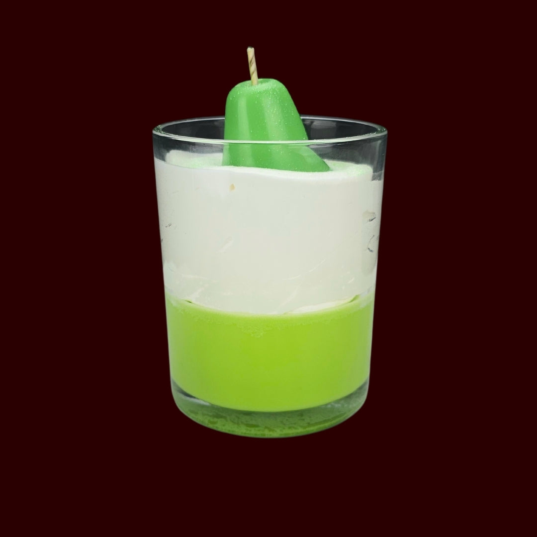 🍐JUICY PEAR🌼 Lumânare parfumată decorativă, ceară naturală handmade