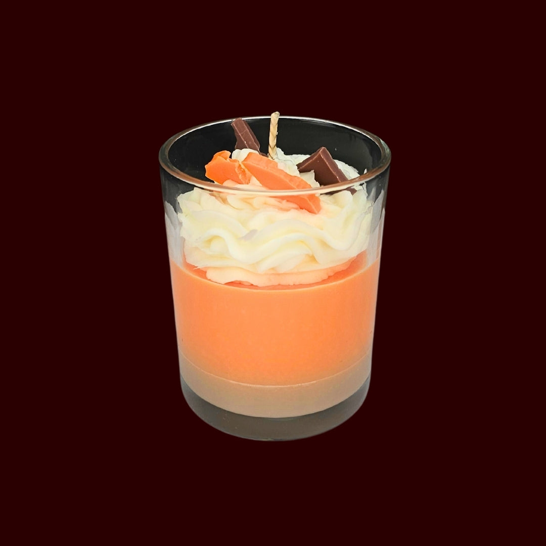 🍊SWEET ORANGE🍰 Lumânare parfumată decorativă, ceară naturală handmade