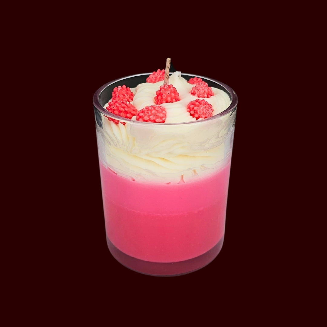 🍓SWEET BERRY❤️ Lumânare parfumată decorativă, ceară naturală handmade