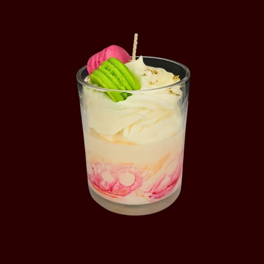 🍦SWEET VANILLA🍡 Lumânare parfumată decorativă, ceară naturală handmade
