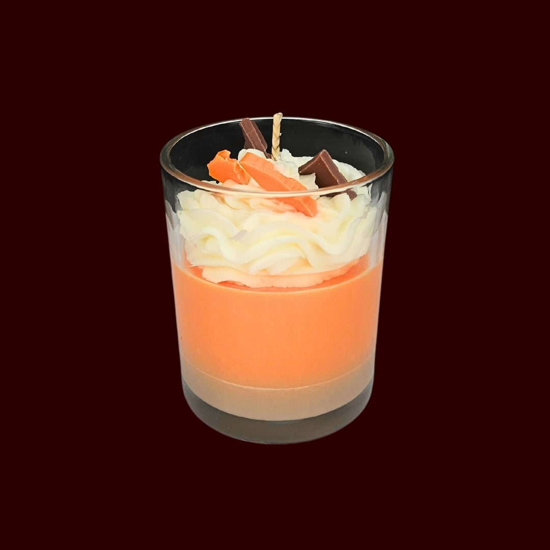 🍊SWEET ORANGE🍰 Lumânare parfumată decorativă, ceară naturală handmade