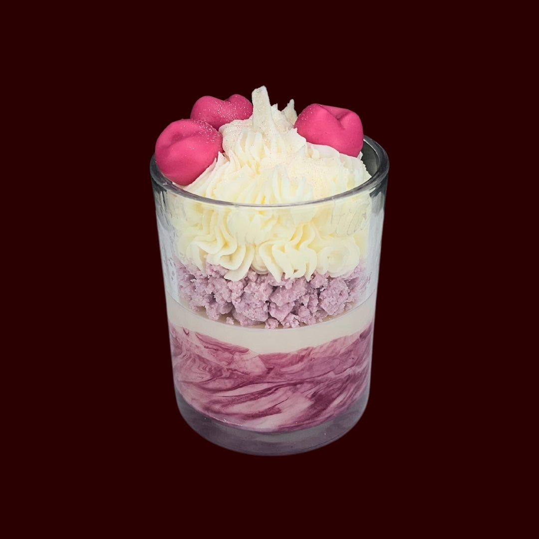 🍒BLACK CHERRY❤️ Lumânare parfumată decorativă, ceară naturală handmade