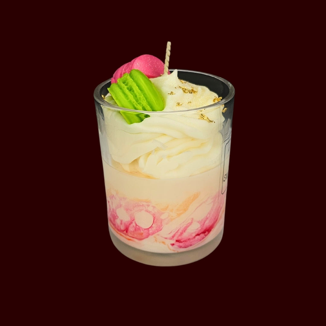 🍦SWEET VANILLA🍡 Lumânare parfumată decorativă, ceară naturală handmade