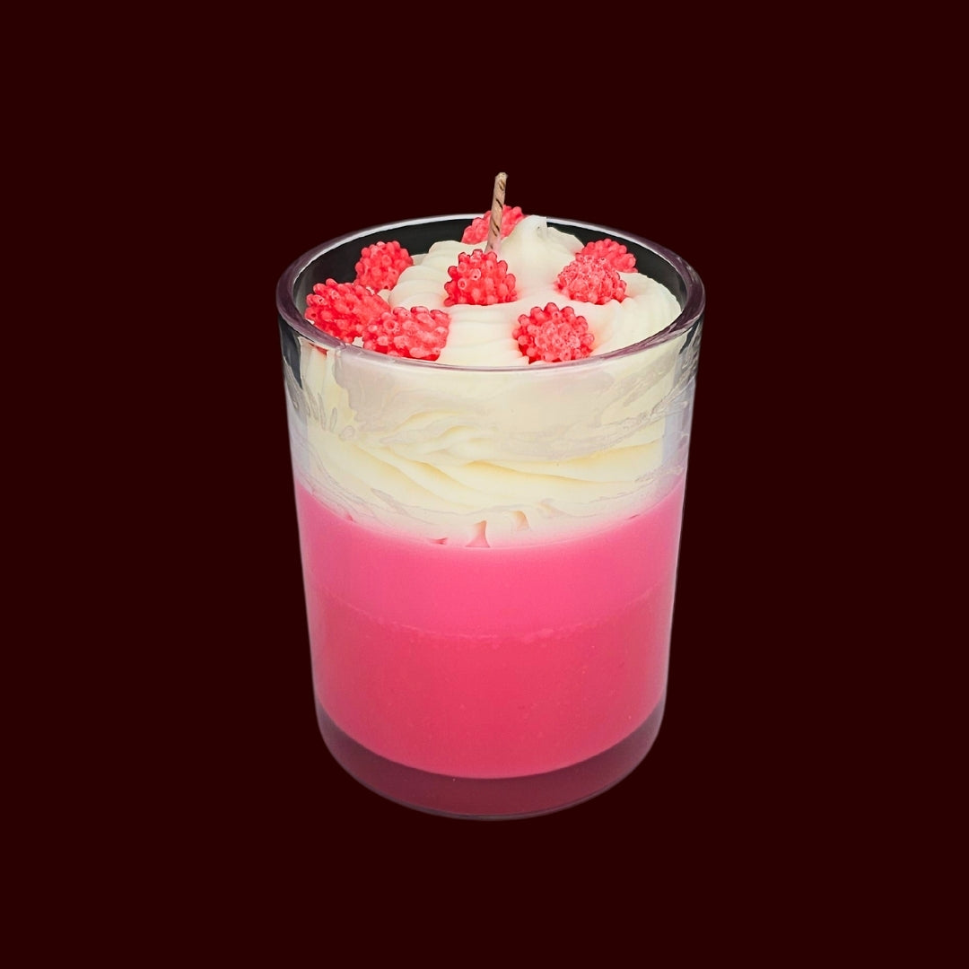🍓SWEET BERRY❤️ Lumânare parfumată decorativă, ceară naturală handmade