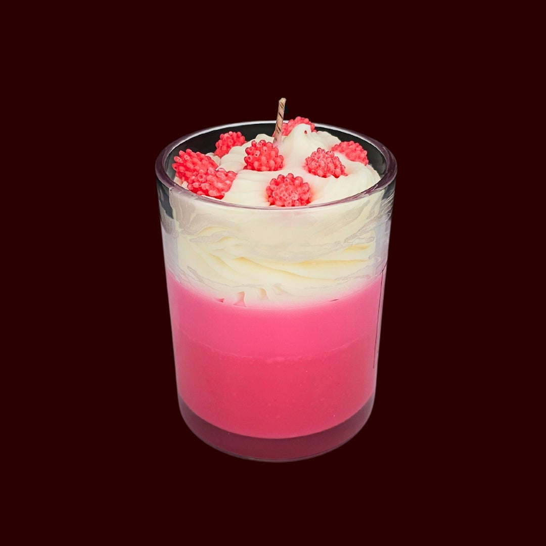 🍓SWEET BERRY❤️ Lumânare parfumată decorativă, ceară naturală handmade