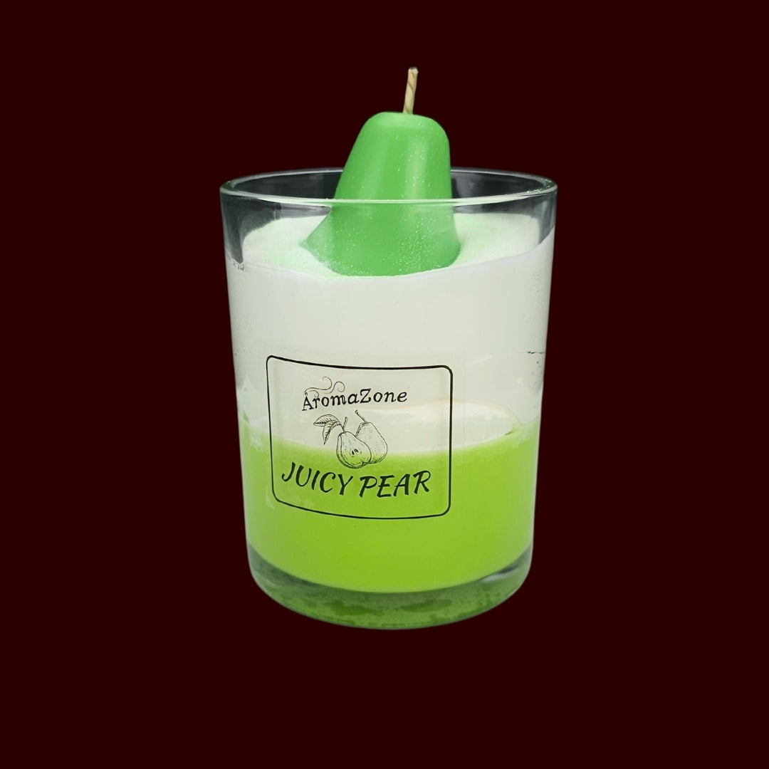 🍐JUICY PEAR🌼 Lumânare parfumată decorativă, ceară naturală handmade