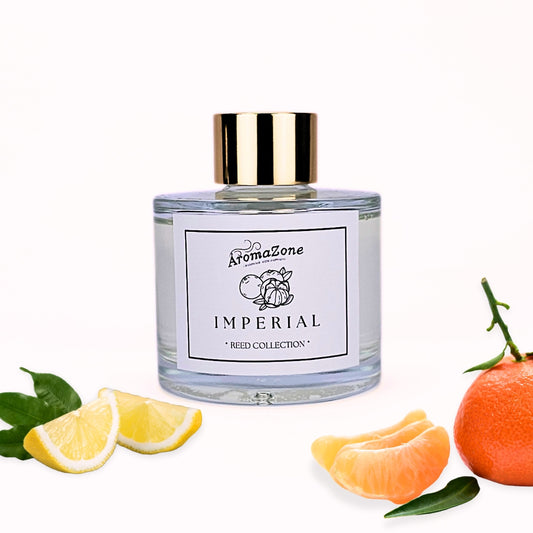 🍋IMPERIAL🍊 Odorizant de cameră natural cu bețișoare, bază ECO-FRIENDLY, handmade - Lămâie, Mandarină, Grapefruit