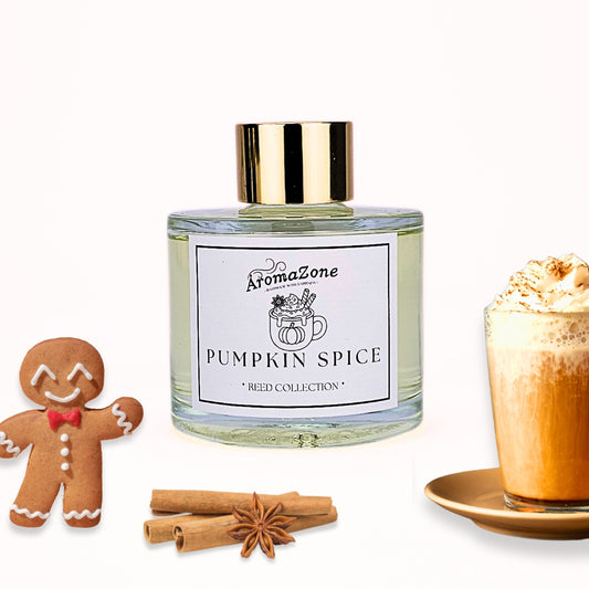 🥞PUMPKIN SPICE🥧 Odorizant de cameră natural cu bețișoare, bază ECO-FRIENDLY, handmade - Caramel, Vanilie, Scorțișoară