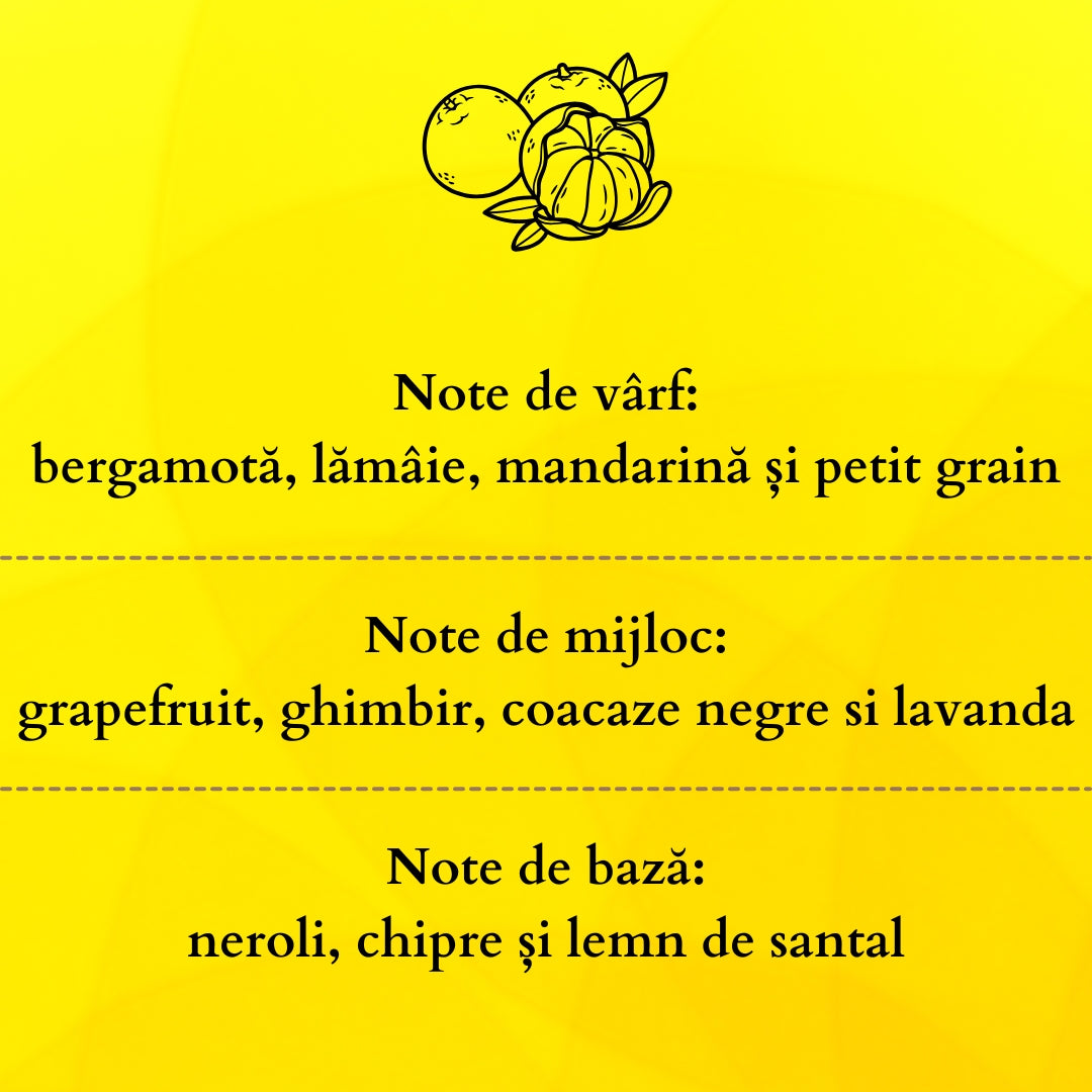 🍋IMPERIAL🍊 Odorizant de cameră natural cu bețișoare, bază ECO-FRIENDLY, handmade - Lămâie, Mandarină, Grapefruit