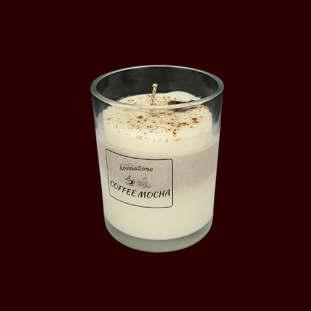☕COFFEE MOCHA🍪 Lumânare parfumată decorativă, ceară naturală handmade