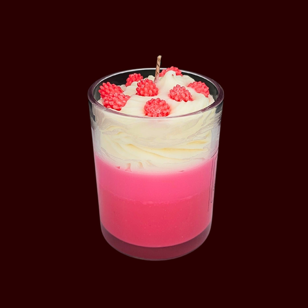 🍓SWEET BERRY❤️ Lumânare parfumată decorativă, ceară naturală handmade