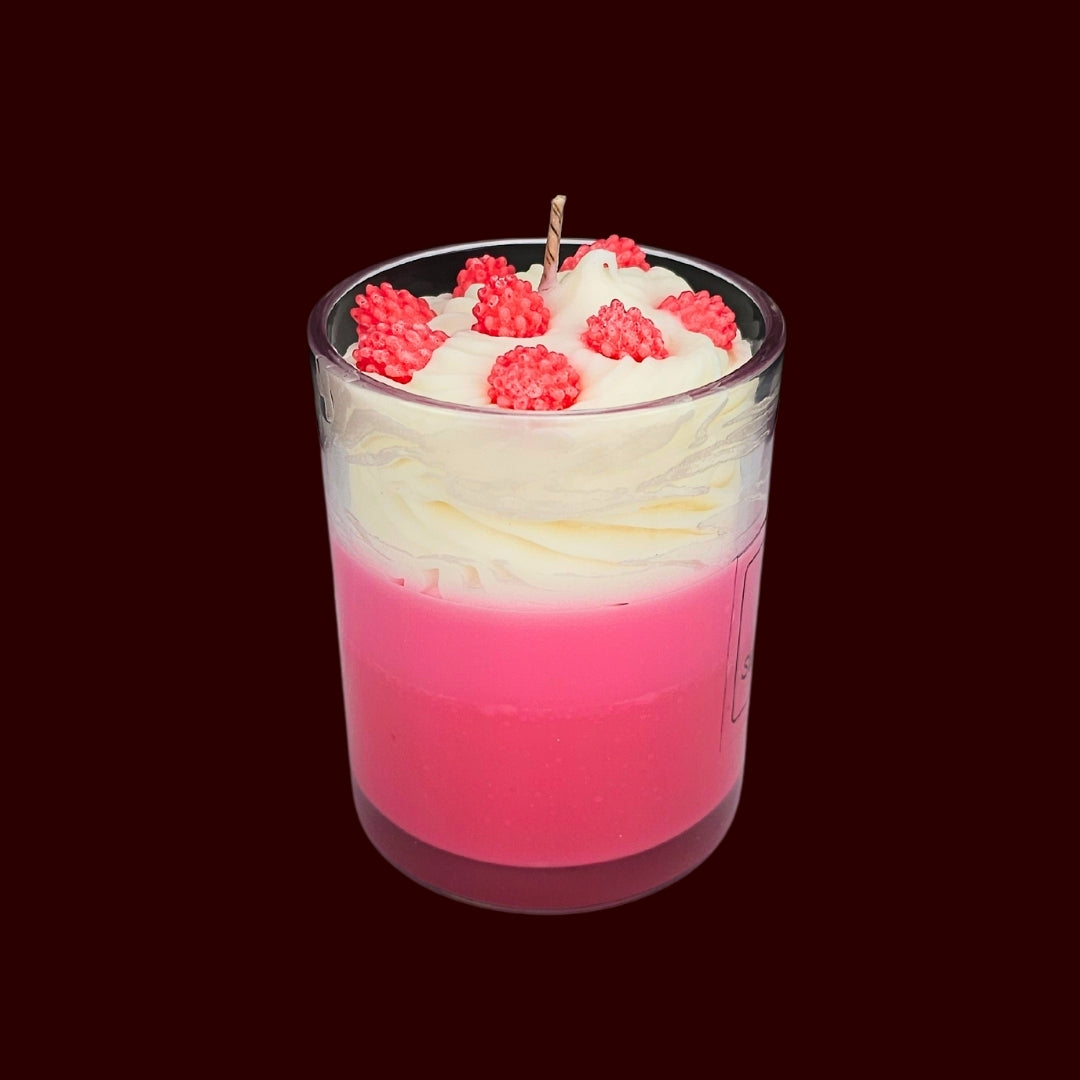 🍓SWEET BERRY❤️ Lumânare parfumată decorativă, ceară naturală handmade