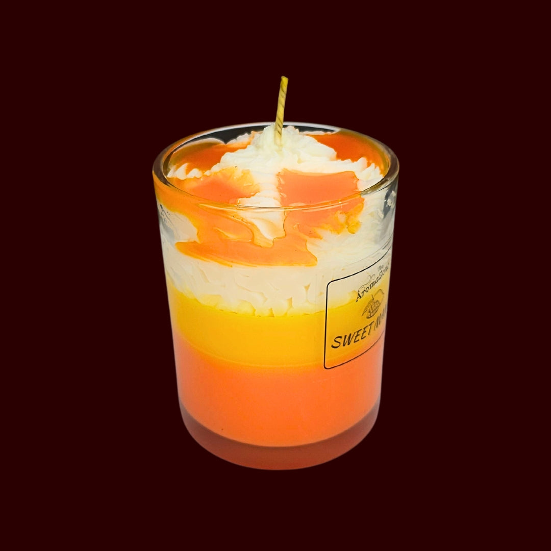 🥭SWEET MANGO💛 Lumânare parfumată decorativă, ceară naturală handmade