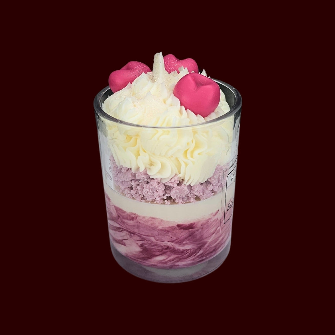 🍒BLACK CHERRY❤️ Lumânare parfumată decorativă, ceară naturală handmade