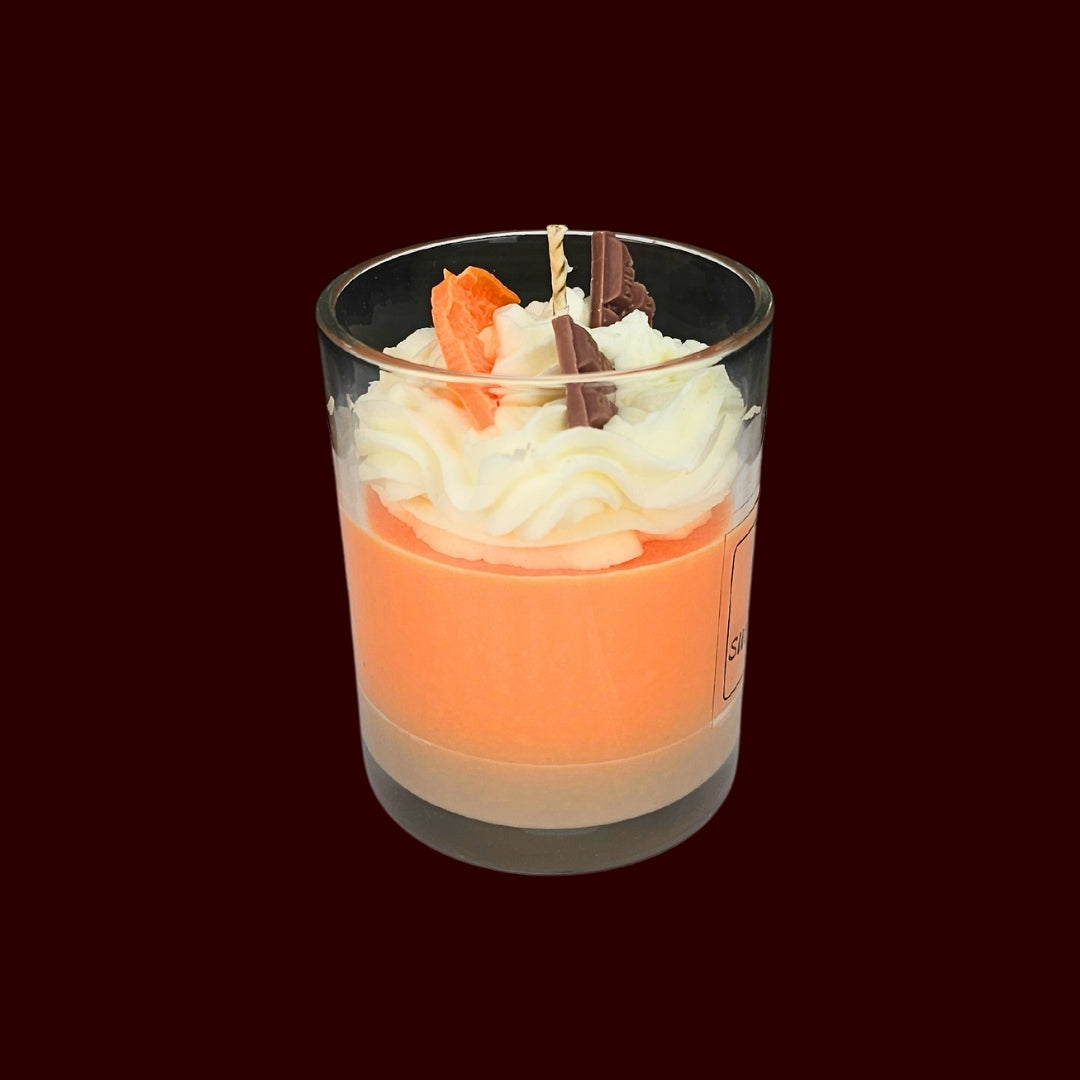🍊SWEET ORANGE🍰 Lumânare parfumată decorativă, ceară naturală handmade
