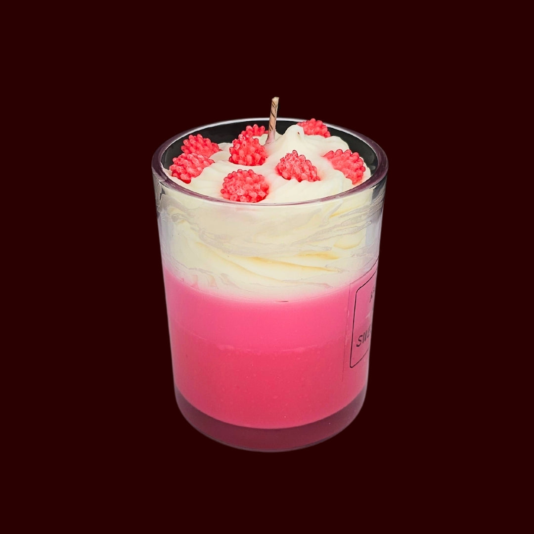 🍓SWEET BERRY❤️ Lumânare parfumată decorativă, ceară naturală handmade