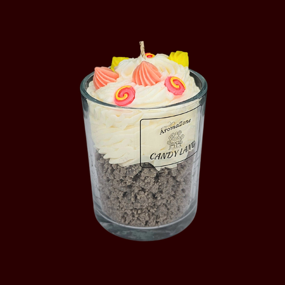 🍭CANDY LAND🍬 Lumânare parfumată decorativă, ceară naturală handmade