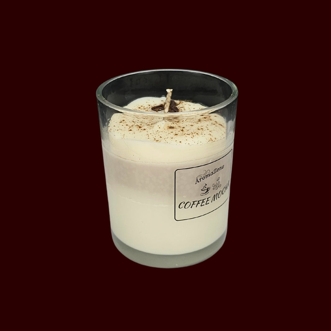 ☕COFFEE MOCHA🍪 Lumânare parfumată decorativă, ceară naturală handmade