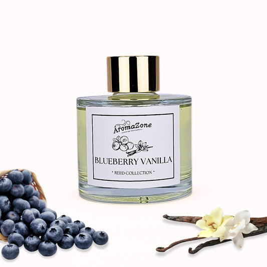 🫐BLUEBERRY VANILLA🍦 Odorizant de cameră natural cu bețișoare, bază ECO-FRIENDLY, handmade - Afine, Vanilie