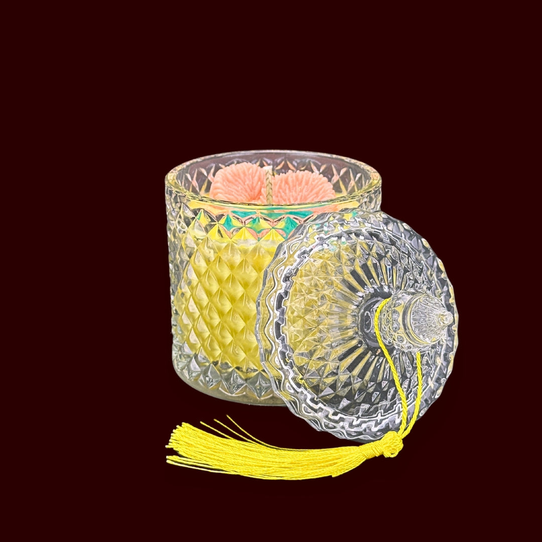 🍋IMPERIAL🍊 Lumânare parfumată decorativă, ceară naturală handmade