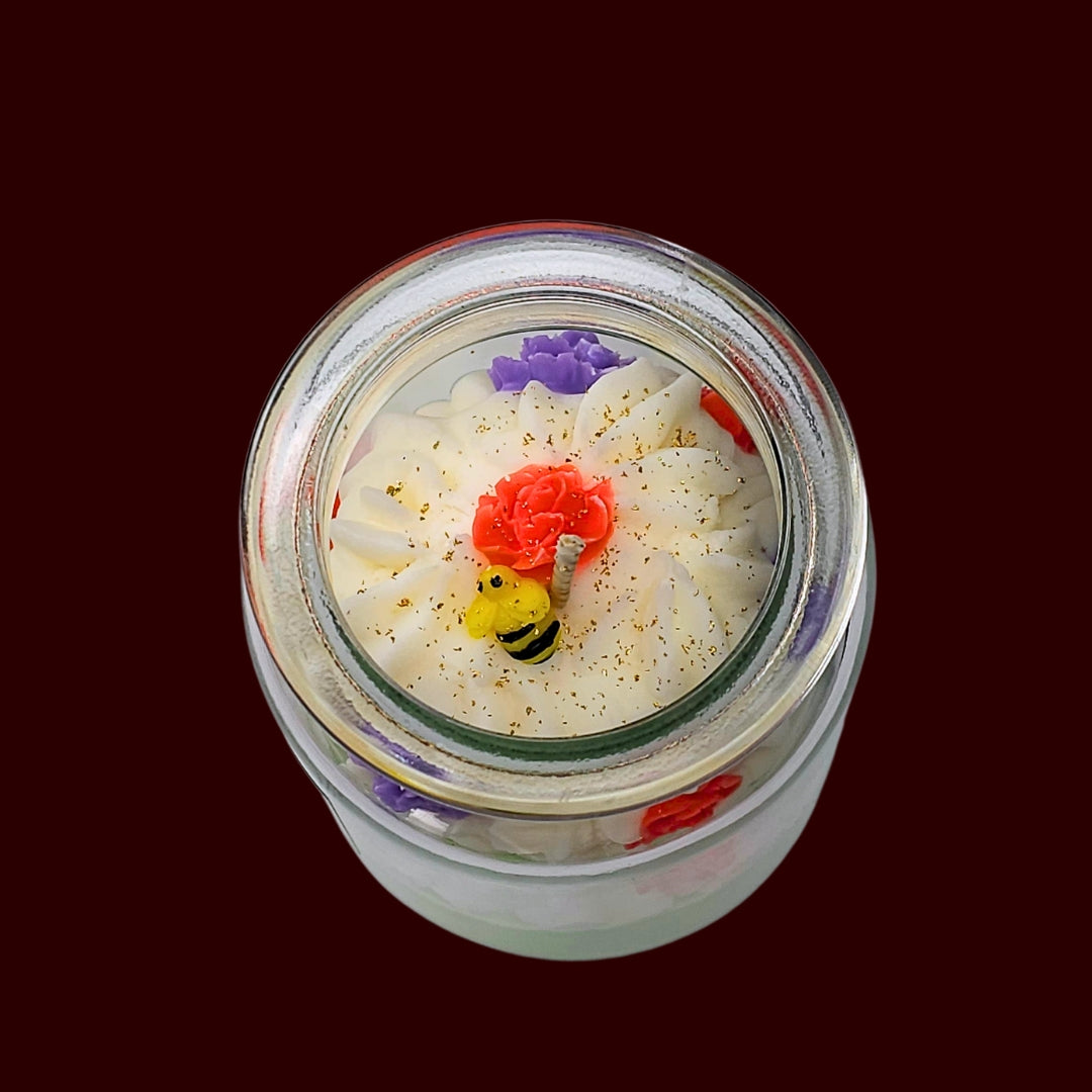 💐PARISIENNE SPRING🐝 Lumânare parfumată decorativă, ceară naturală handmade