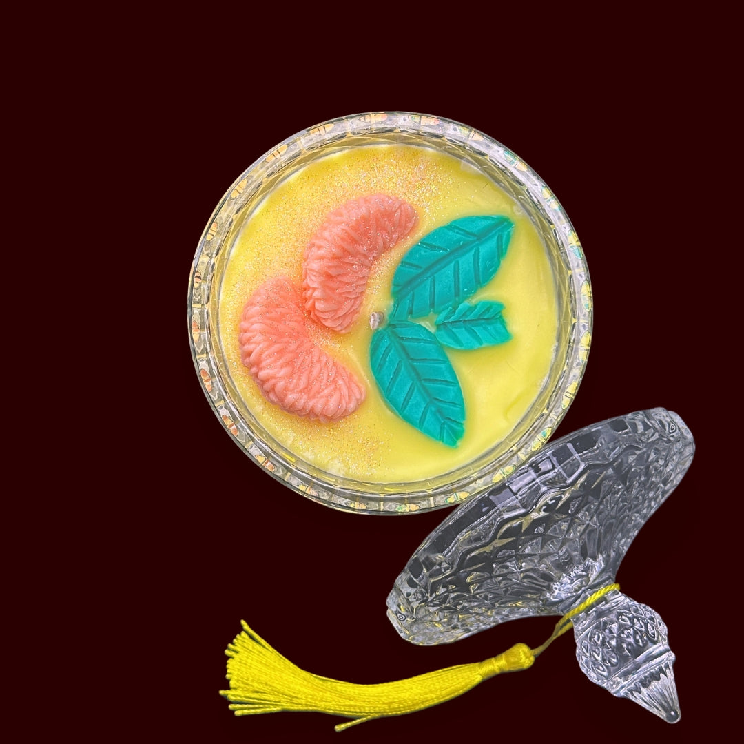 🍋IMPERIAL🍊 Lumânare parfumată decorativă, ceară naturală handmade
